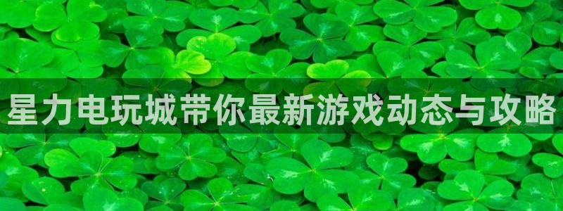 高德娱乐注册服务条款：星力电玩城带你最新游戏动态与攻略