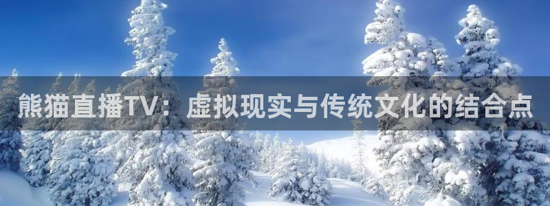 玩球直播官网入口：熊猫直播TV：虚拟现实与传统文化的结合点